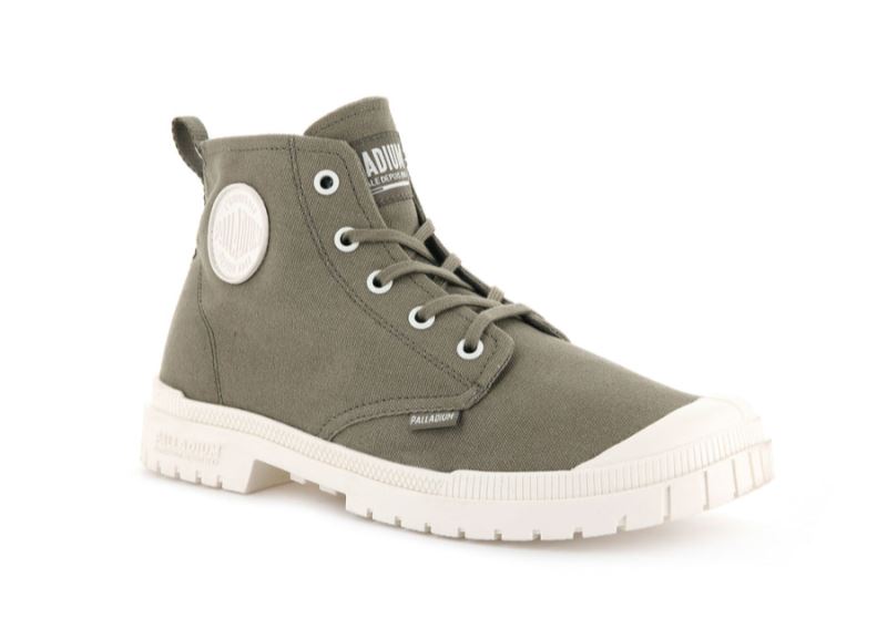 Palladium Pampa Sp20 Hi Canvas Støvler Herre Olivengrøn | DK-963802