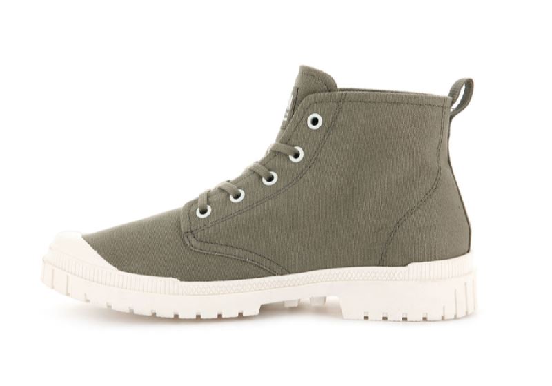 Palladium Pampa Sp20 Hi Canvas Støvler Herre Olivengrøn | DK-963802