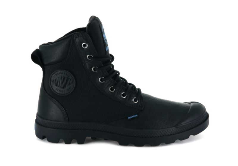 Palladium Pampa Sports Cuff Wpn Vinterstøvler Dame Sort | DK-689408