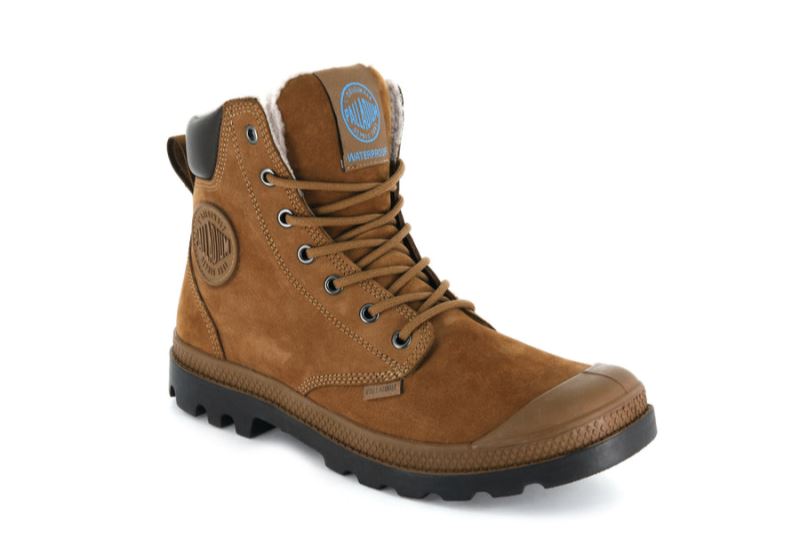 Palladium Pampa Sports Cuff Wps Vinterstøvler Herre Brune Chokolade | DK-268951