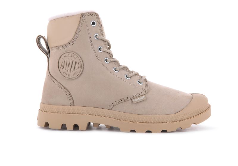 Palladium Pampa Sports Cuff Wps Vinterstøvler Dame Brune | DK-592118