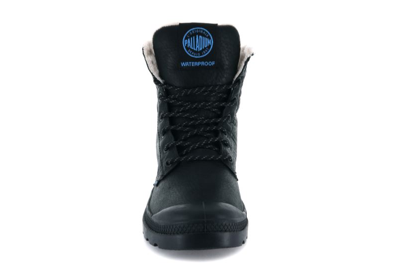 Palladium Pampa Sports Cuff Wps Vinterstøvler Dame Sort | DK-919304