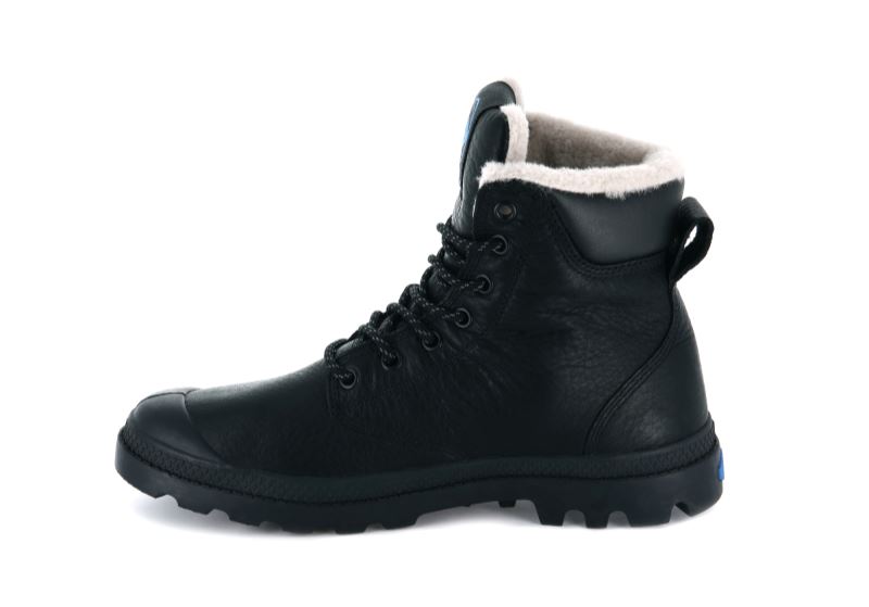 Palladium Pampa Sports Cuff Wps Vinterstøvler Dame Sort | DK-919304