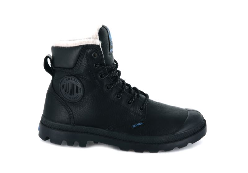 Palladium Pampa Sports Cuff Wps Vinterstøvler Dame Sort | DK-919304