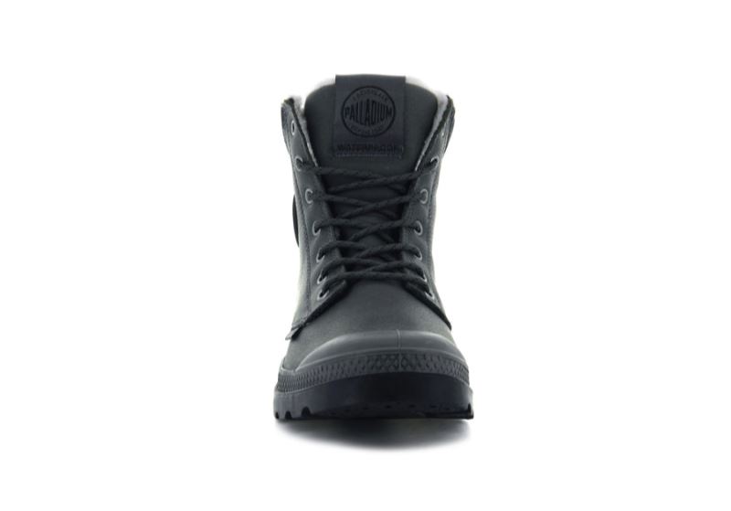 Palladium Pampa Sports Cuff Wps Vinterstøvler Dame Mørkegrå | DK-951178