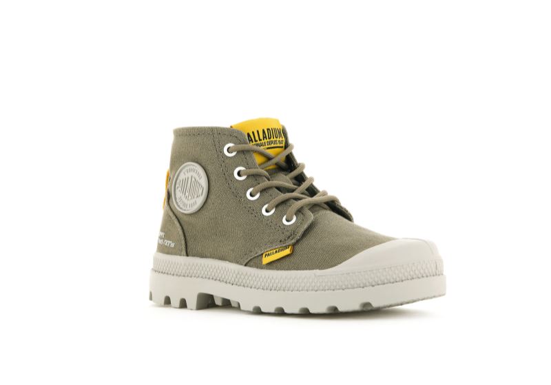 Palladium Pampa Supply Støvler Børn Grøn | DK-467757