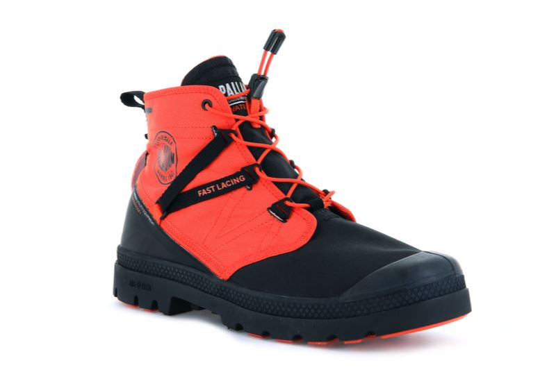 Palladium Pampa Travel Lite+ Vandtætte Vandtætte Støvler Dame Rød | DK-315091