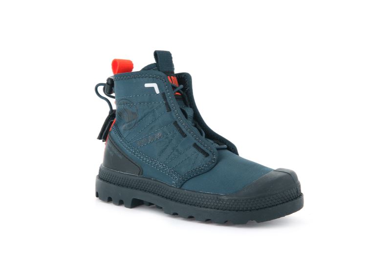 Palladium Pampa Travel Støvler Børn Indigo | DK-815807