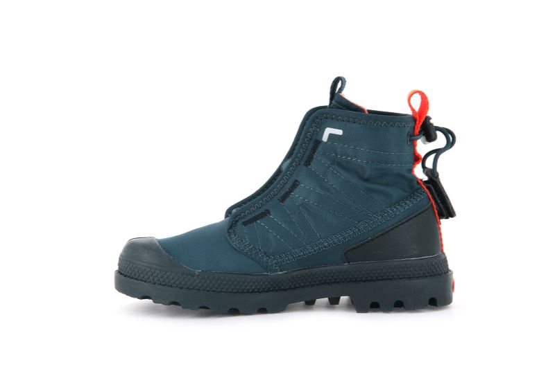 Palladium Pampa Travel Støvler Børn Indigo | DK-815807