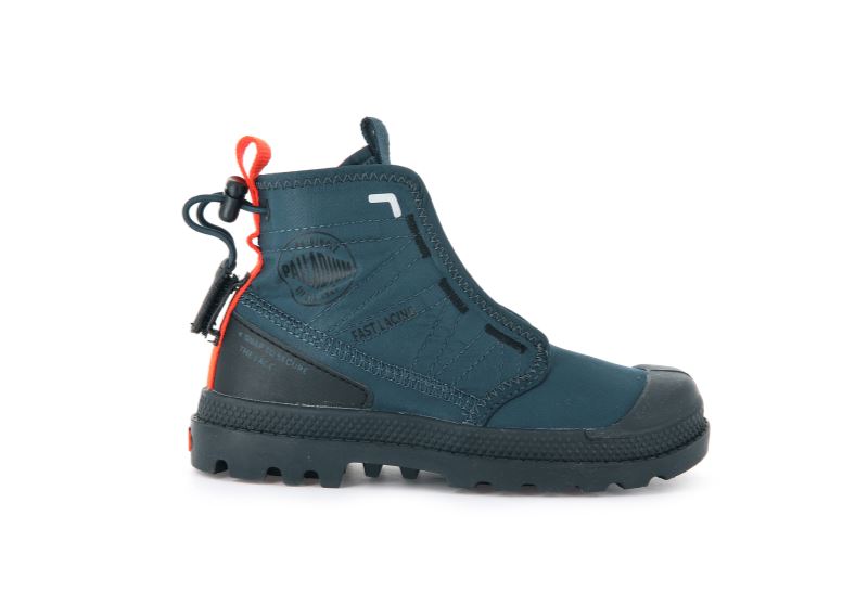 Palladium Pampa Travel Støvler Børn Indigo | DK-815807