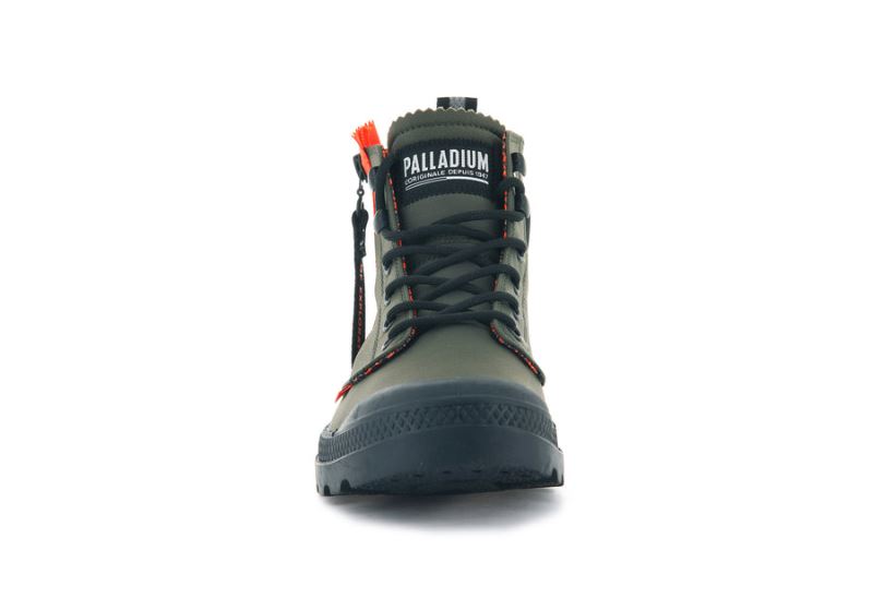 Palladium Pampa Unlocked Støvler Dame Mørkeolivengrøn | DK-019847