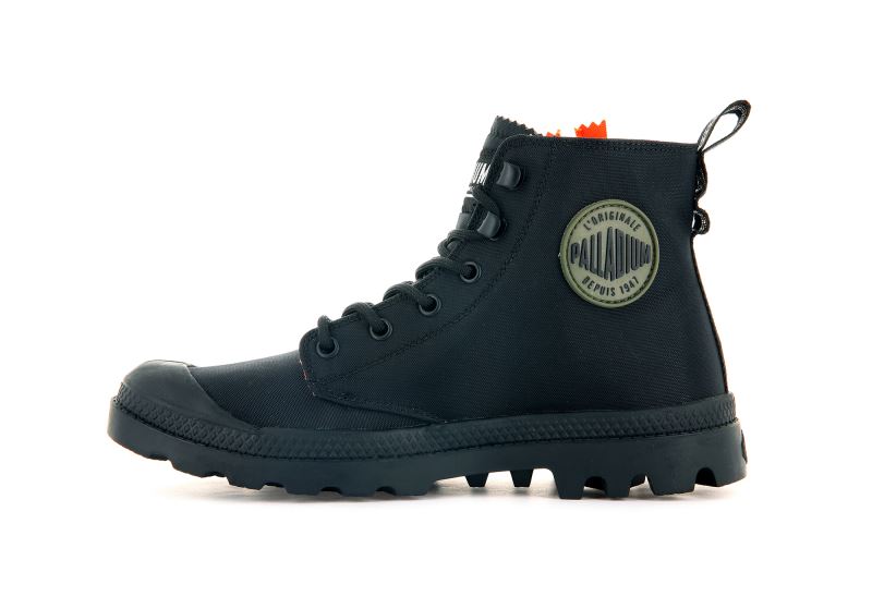 Palladium Pampa Unlocked Støvler Dame Sort Sort | DK-651453