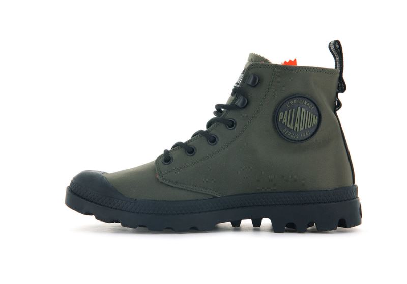 Palladium Pampa Unlocked Støvler Herre Mørkeolivengrøn | DK-591920