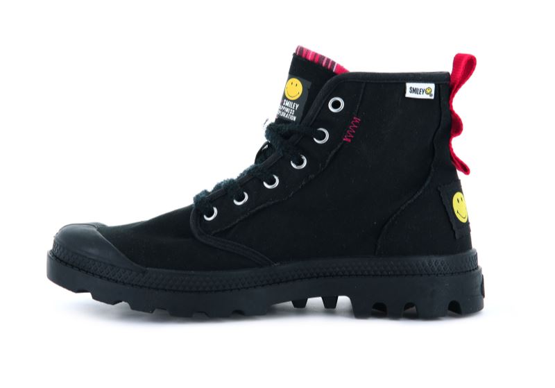 Palladium Pampa X Smiley 1970 Støvler Herre Sort | DK-848283