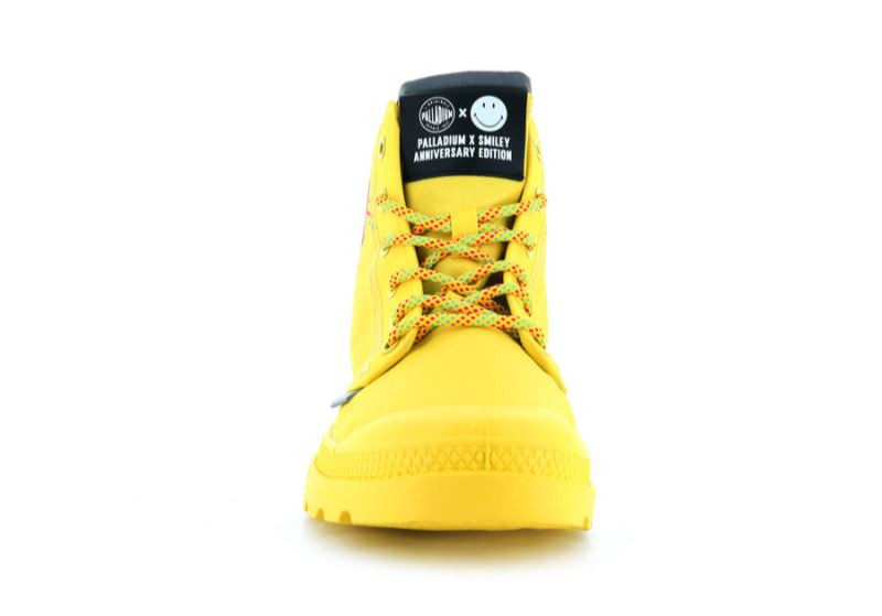 Palladium Pampa X Smiley 2000 Støvler Dame Gul | DK-920086