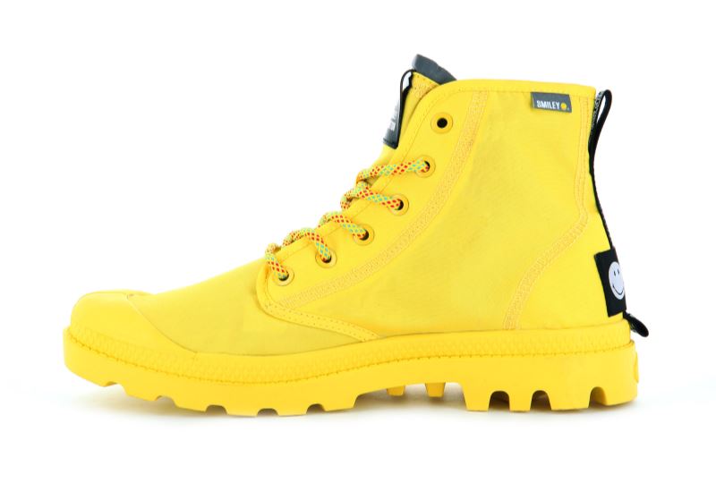 Palladium Pampa X Smiley 2000 Støvler Dame Gul | DK-920086