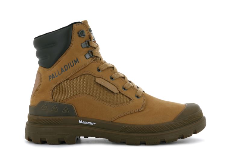 Palladium Pampa X Tech Wpn Vandrestøvler Herre Guld | DK-005315