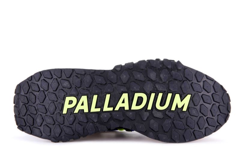 Palladium Troop Runner Blonder It Sneakers Herre Mørkeolivengrøn Gul | DK-470497