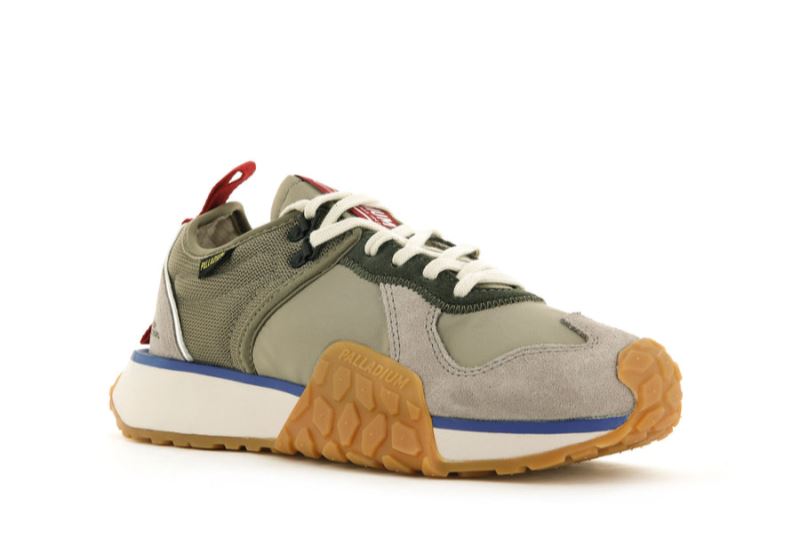 Palladium Troop Runner Sneakers Dame Lysebrune | DK-917112