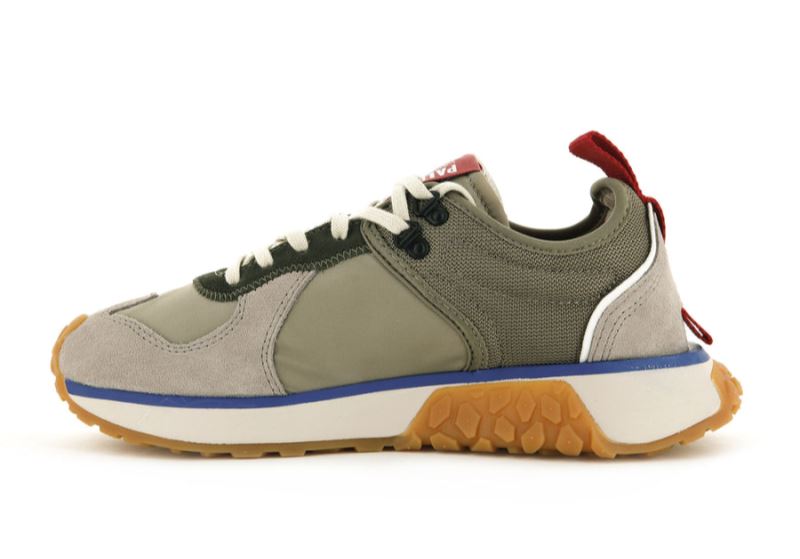 Palladium Troop Runner Sneakers Dame Lysebrune | DK-917112