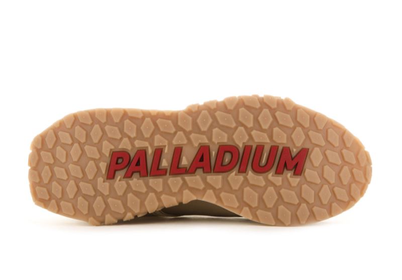 Palladium Troop Runner Sneakers Herre Beige | DK-253426