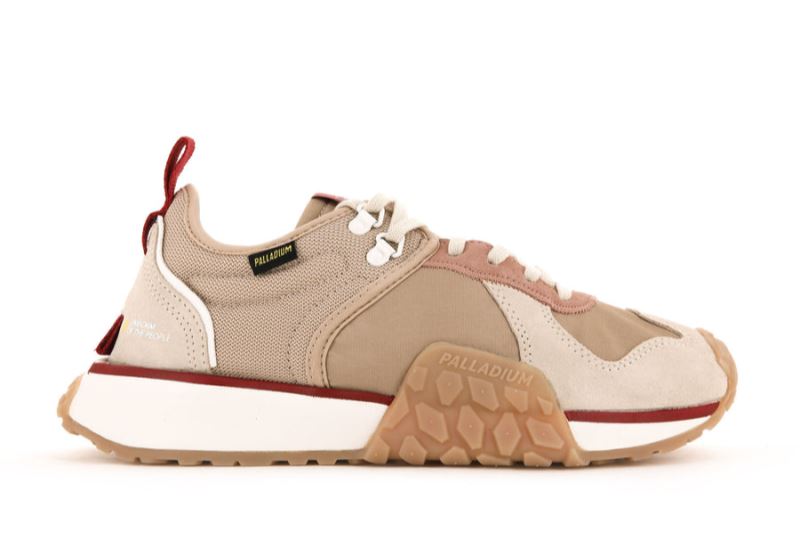 Palladium Troop Runner Sneakers Herre Beige | DK-253426