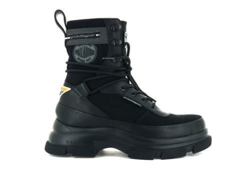 Palladium Gao Eva High Boot Støvler Herre Sort | DK-710579