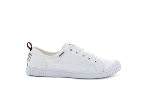 Palladium Lave Easy Blonder Canvas Sneakers Dame Hvide | DK-279070