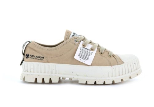 Palladium Pallashock Lo Organic Platform Sko Dame Brune | DK-019241