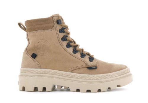 Palladium Pallatrooper Hiker Nubuck Vandrestøvler Dame Brune | DK-709706