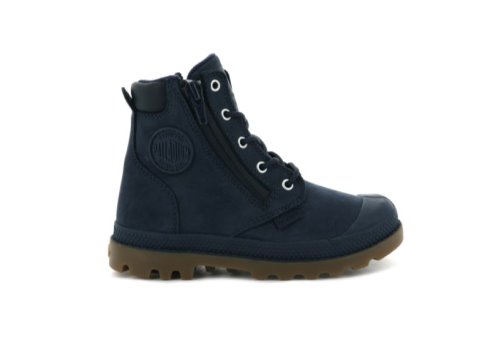 Palladium Pampa Hi Cuff Vandtætte Vandtætte Støvler Børn Indigo | DK-441884