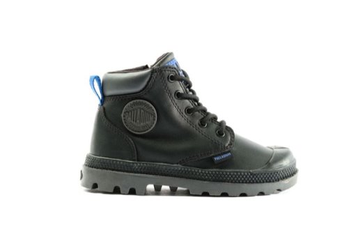 Palladium Pampa Hi Cuff Wp Oz L Vinterstøvler Børn Sort | DK-117233