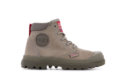 Palladium Pampa Hi Cuff Wp Oz Vinterstøvler Børn Lysebrune | DK-104058