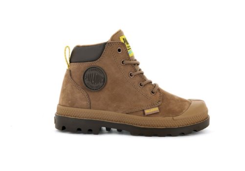 Palladium Pampa Hi Cuff Wp Oz Vinterstøvler Børn Brune | DK-760440