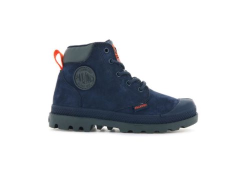 Palladium Pampa Hi Cuff Wp Oz Vinterstøvler Børn Indigo | DK-952409