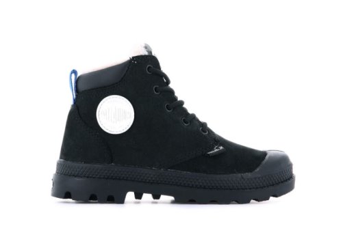 Palladium Pampa Hi Cuff Wps Oz Vinterstøvler Børn Sort Sort | DK-847205