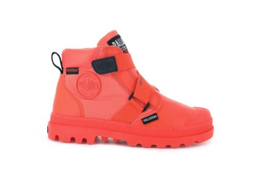 Palladium Pampa Hi Cuffstr Wp+ Støvler Børn Rød | DK-554617