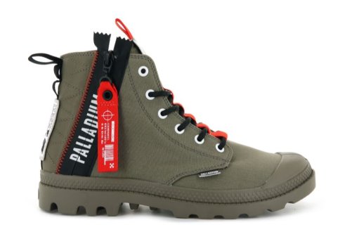 Palladium Pampa Hi Ticket To Earth Støvler Herre Grøn | DK-732976