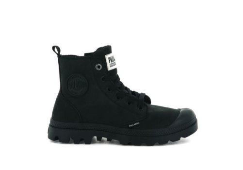 Palladium Pampa Hi Zip Nubuck Støvler Dame Sort | DK-114262