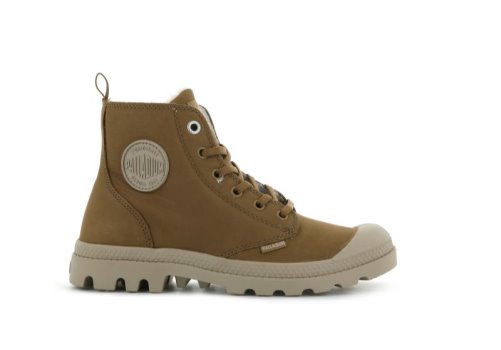 Palladium Pampa Hi Zip Wl Vinterstøvler Dame Brune | DK-188774