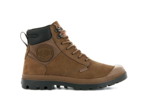 Palladium Pampa Shield Wp+ Lux Støvler Herre Brune | DK-022559