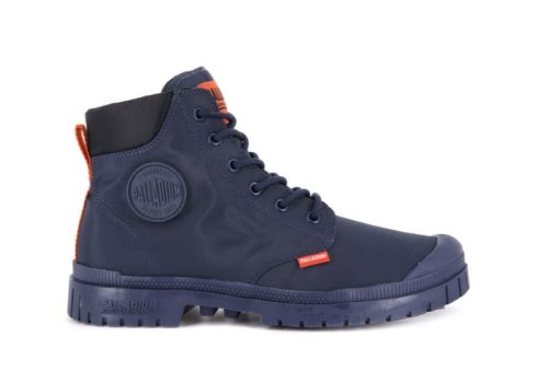 Palladium Pampa Sp20 Cuff Wp+ Støvler Herre Indigo | DK-789751