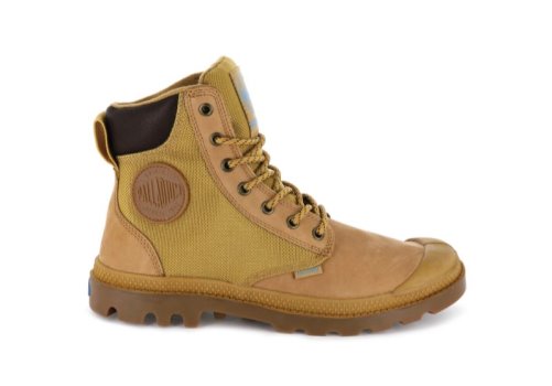 Palladium Pampa Sports Cuff Wpn Vinterstøvler Dame Guld | DK-093327