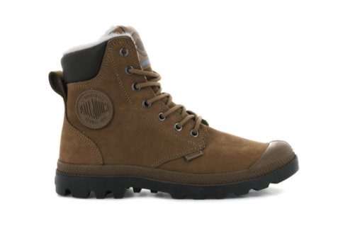 Palladium Pampa Sports Cuff Wps Vinterstøvler Herre Brune Chokolade | DK-268951