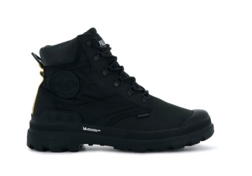 Palladium Pampa X Tech Vandrestøvler Herre Sort Sort | DK-535309